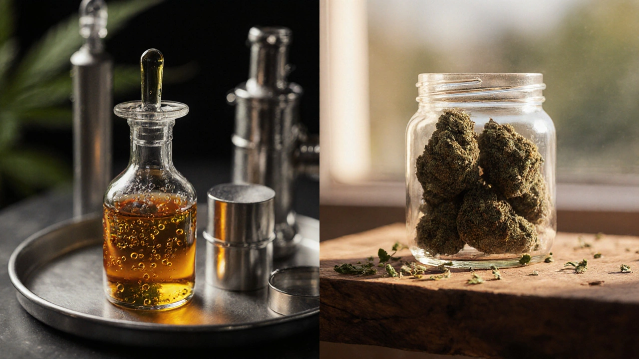 Cannabisöl vs. Marihuana: Unterschiede und Gemeinsamkeiten