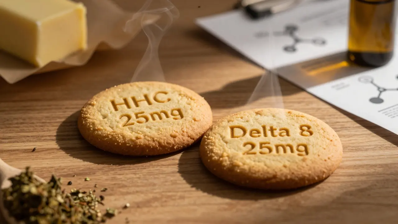 HHC oder Delta 8: Was bringt stärkere Wirkung bei Cookies?