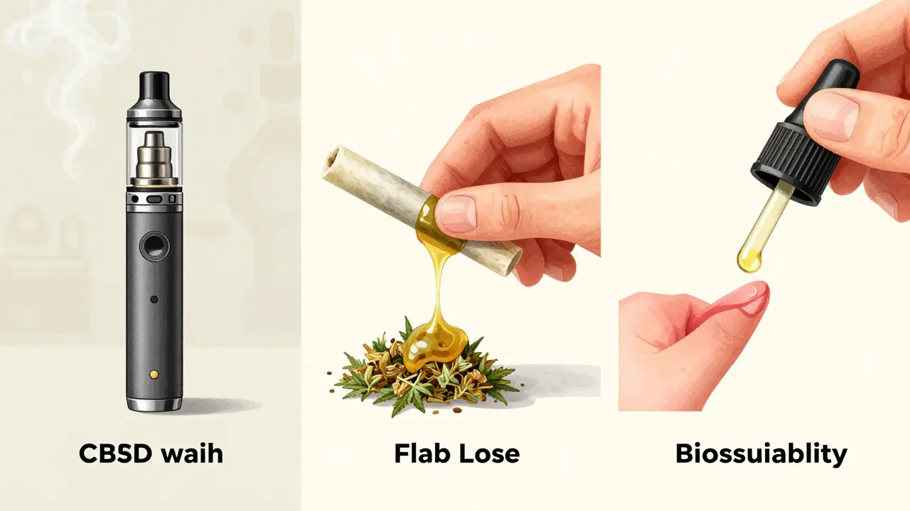 Drei Methoden der CBD-Wachs-Anwendung: Vaping, Rauchen und sublinguale Anwendung