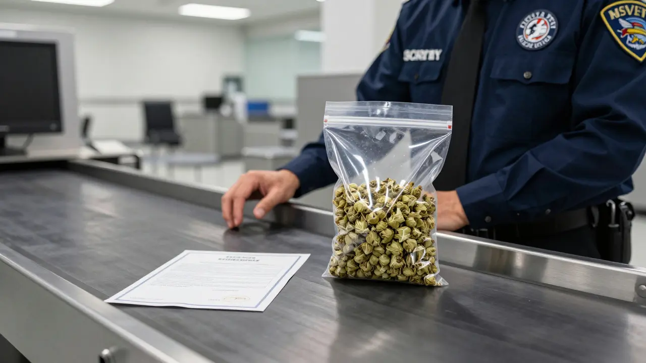 Prüft die TSA Drogen in aufgegebenem Gepäck? Was Sie über CBD-Blüten wissen müssen