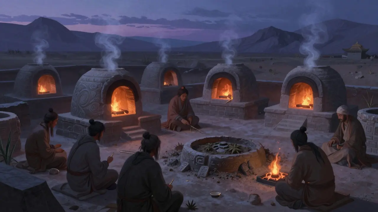 Archäologische Ausgrabung antiker Cannabis-Ritualöfen in China